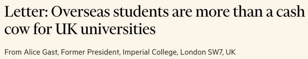 英国大学反对政府限制留学生人数