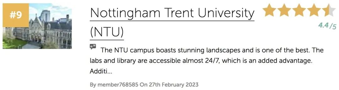 2023英国大学排名