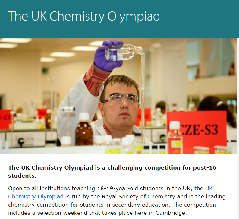 英国化学奥林匹克竞赛