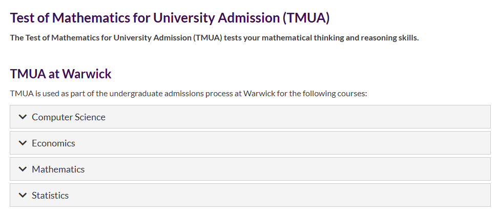 华威大学16个专业新增笔试!名校开始青睐TMUA?