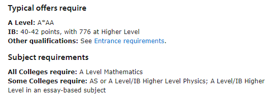 2024年剑桥大学新开设专业入学要求