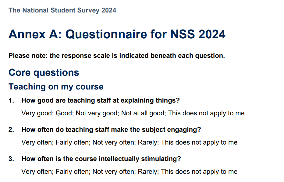 NSS2024英国大学满意度排名出炉!