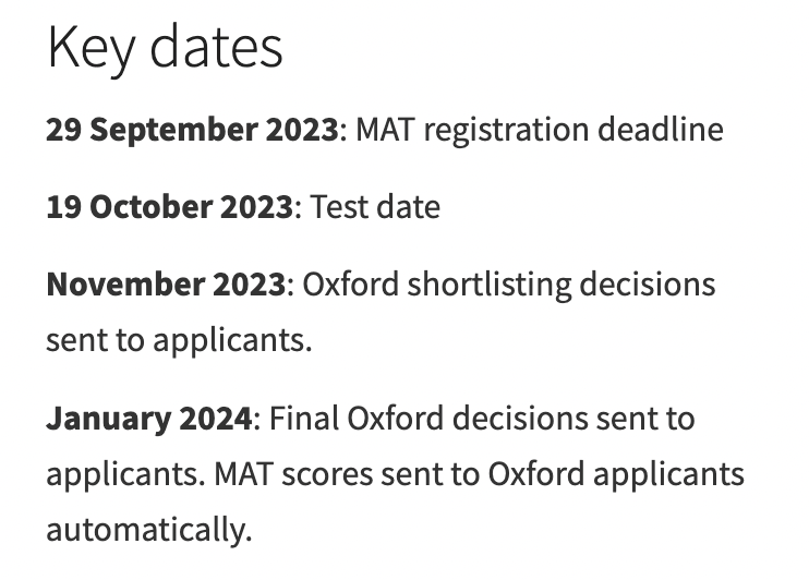 2023年MAT考试时间安排